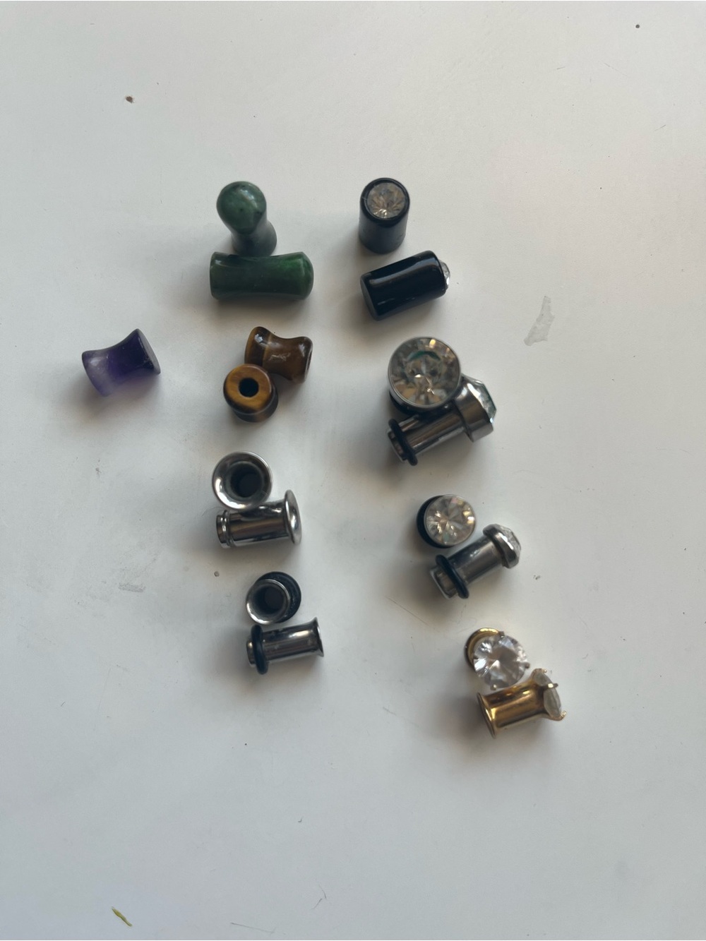 8 pairs Earring Plugs size 2 stretched ears